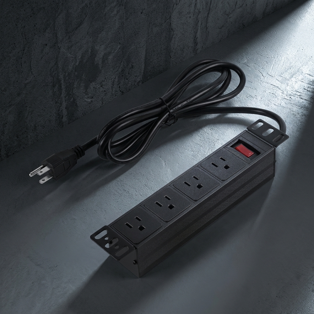 10" PDU 1, 4 Outlets